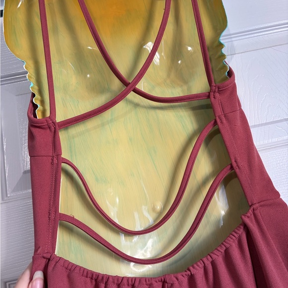 🤯 5/$20 Strappy Backless Pink Red Dress - Picture 3 of 7
